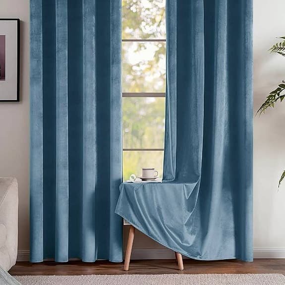 Moderiktiga Mörkläggande Gardiner i Sammet, (Pack-2) (140 * 200 cm)
