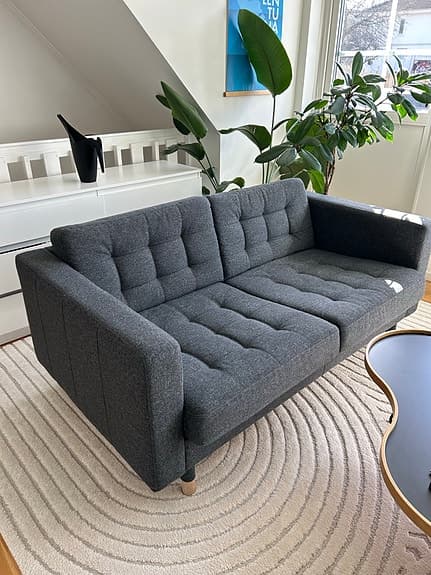 2-sitssoffa IKEA Landskrona grå