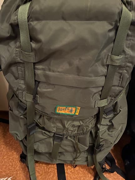 Helags Kerki ryggsäck grön rymlig