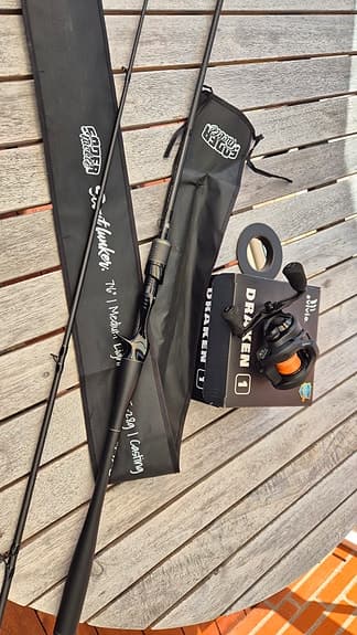Svartzonker Scout Lunker spö och Svivlo Draken 1 multirulle