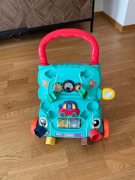 Fisher-Price gåvagn aktivitetsleksak plast flerfärgad