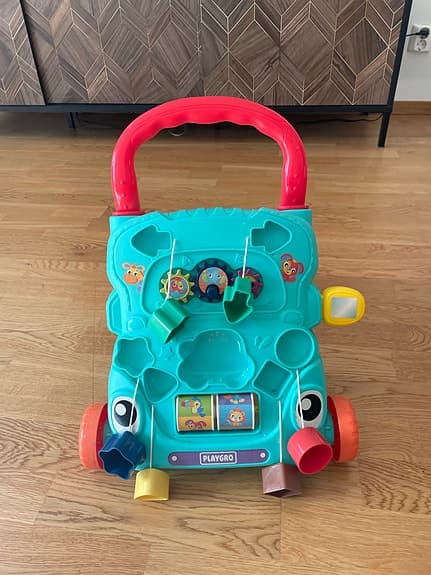 Fisher-Price gåvagn aktivitetsleksak plast flerfärgad
