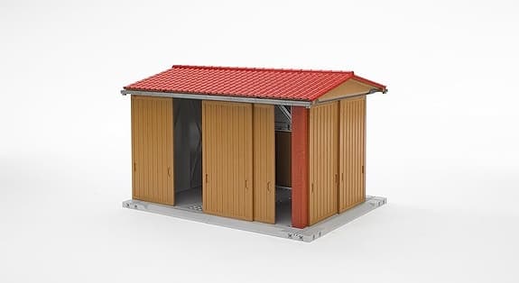 2st Bruder leksaksgarage maskinhall
