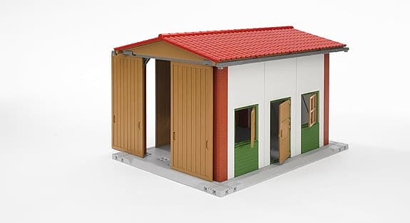 2st Bruder leksaksgarage maskinhall