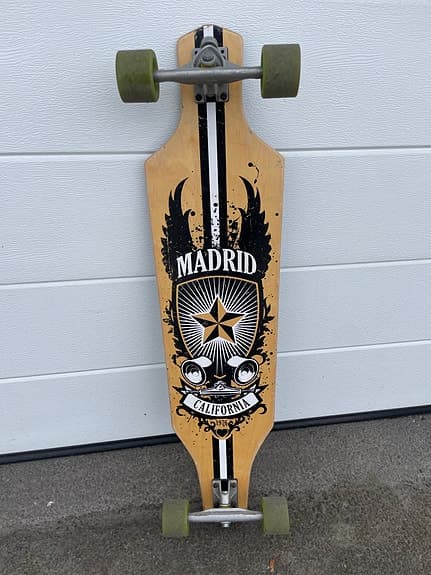 Madrid longboard trä svart griptape