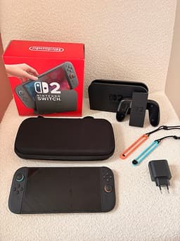 Nintendo Switch 2 med case