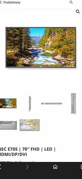 Philips NEC E705 | 70″ FHD | LED | HDMI/DP/DVI