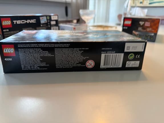Lego Technic bil med pull-back-funktion