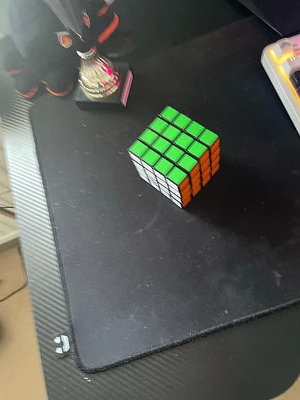 Rubiks kub 4x4 färgglad plast