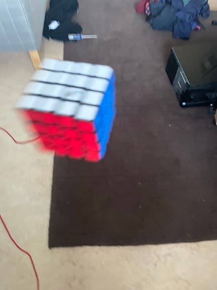 Rubiks kub 4x4 färgglad plast