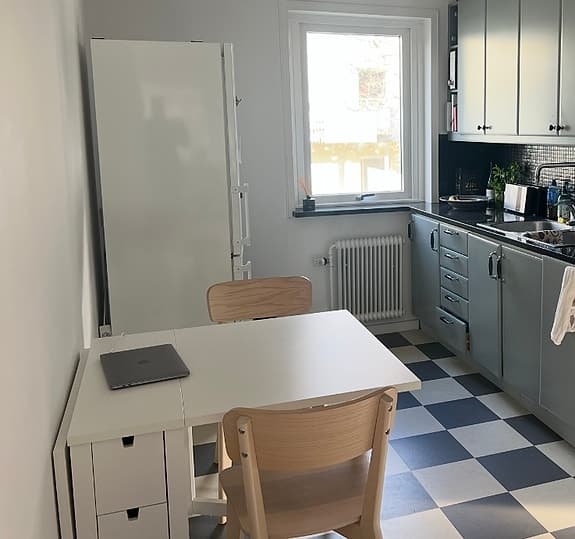 Ikea Norden klaffbord vitt