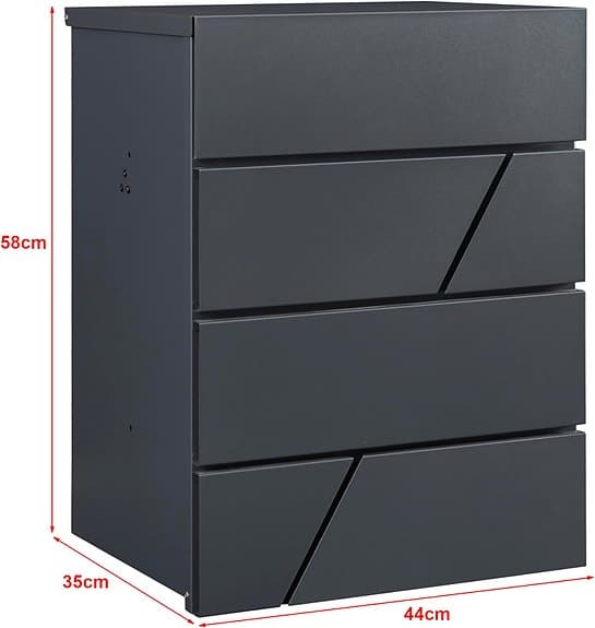 Paketbox, brevlåda stor