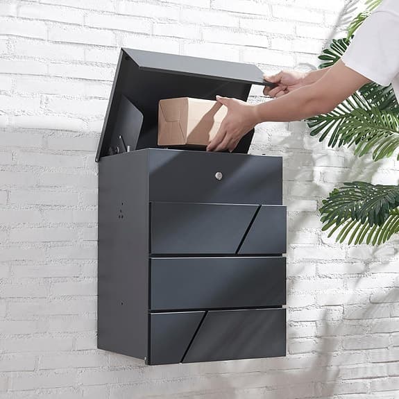 Paketbox, brevlåda stor