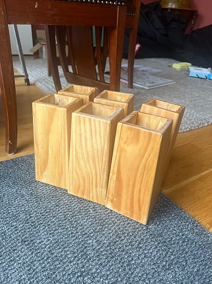 Justerbar möbelhöjare 6 stycken