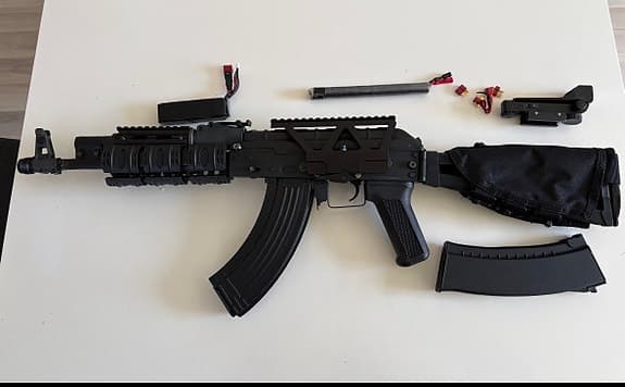 AK 74 Custom airsoft el 12V.