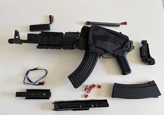 AK 74 Custom airsoft el 12V.