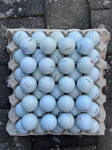 50st Titleist Pro V1 / Pro V1X Golfbollar C/D klass