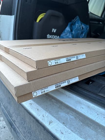 Ikea Vallstena skåpfronter 80x40 vit