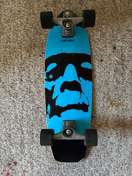 Carver Da Monsta C7 skateboard blå