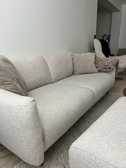 2,5 sits med fotpall/sittpall