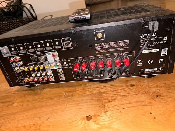 Yamaha RX-V577 förstärkare - receiver - ljud - stereo - hemmabio