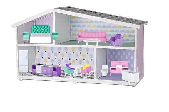 Lundby dockskåp med möbler