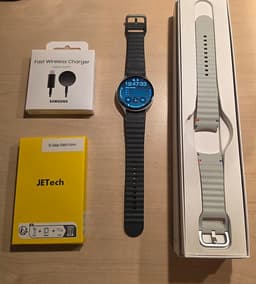 Samsung Galaxy Watch7 44mm LTE / eSIM – mycket fint skick, garanti & extra band