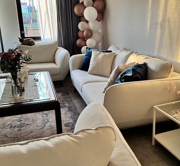 Mio Madison soffgrupp (3+2+1) – ljusbeige