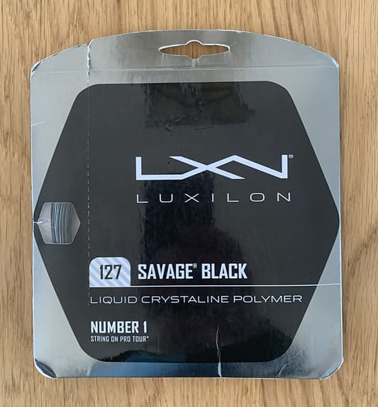 Luxilon Savage Black 1.27 – Tennissträng