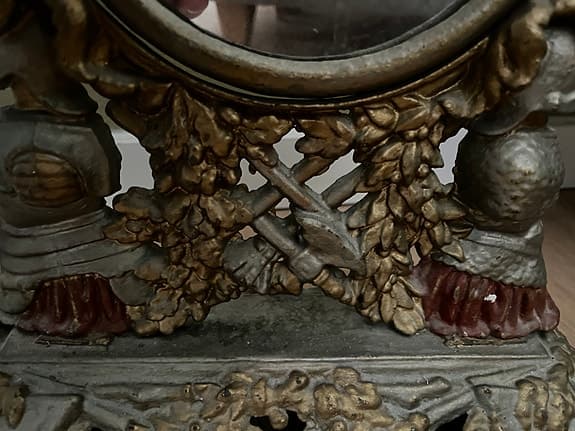 Spegel bordsmodell oval dekorativ