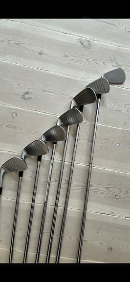 Golfset järnklubbor stål skaft