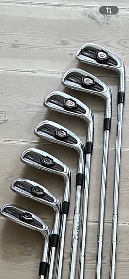 Golfset järnklubbor stål skaft