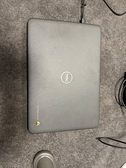 Dell Chromebook laptop grå