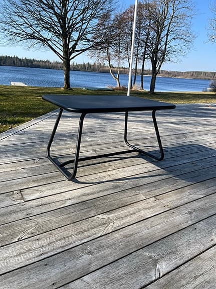 Fermob Sixties bord 75x55 cm liquorice (svart) NYTT I FÖRPACKNING