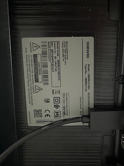 Samsung 50" 4K Smart TV (UE50RU7105) – Fint skick