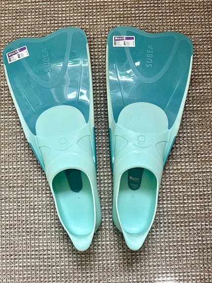 Subea/Decathlon simfenor barn strl 34/35 — turkosa 🩵