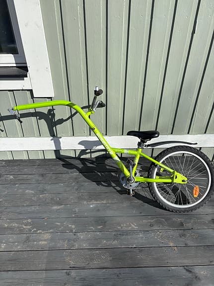 Barncykel påhängscykel 20" grön