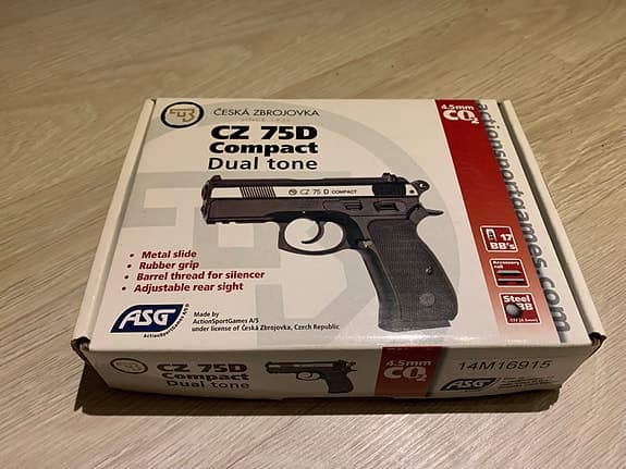 Cz 75D compact dual tone co2-pistol