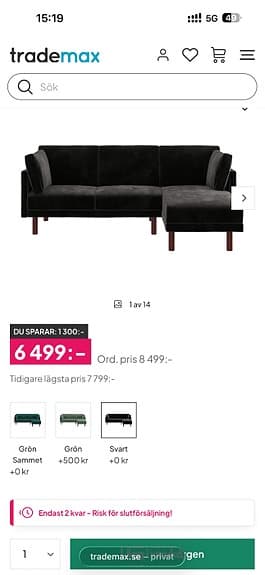 Bäddsoffa