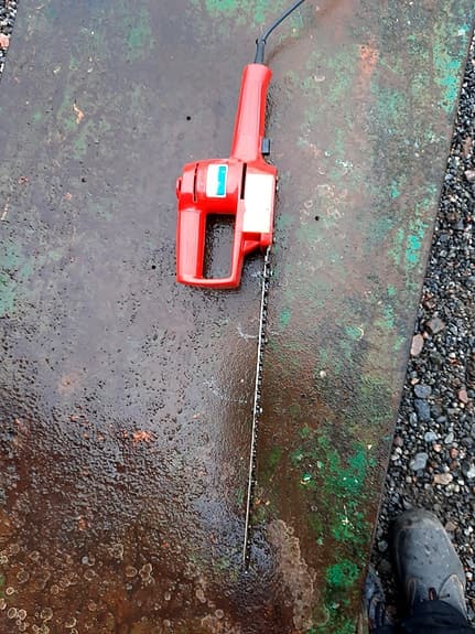 Häcksåg häcksax Skil