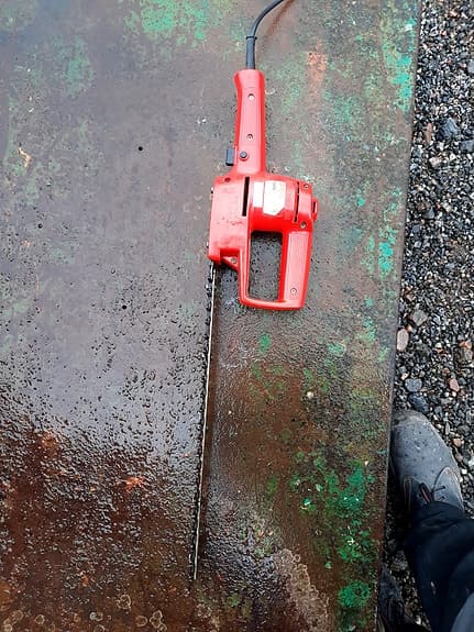 Häcksåg häcksax Skil