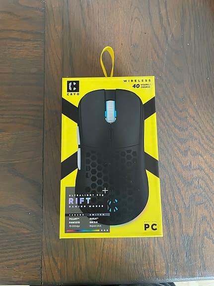 Gamerz RIFT gamingmus trådlös svart för PC