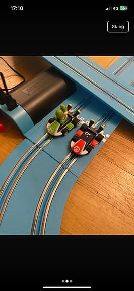 Super Mario bilbana med bilar