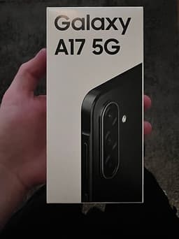 Oöppnad Samsung Galaxy A17 5G, 128 GB svart