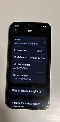 iPhone 12 Pro 256GB – mycket bra skick