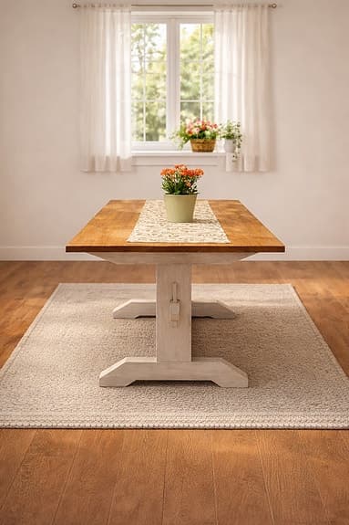 Äldre hemgjort bockbord