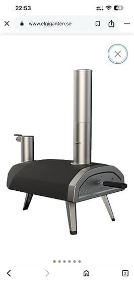 Ooni Fyra pizzaugn bärbar pellets