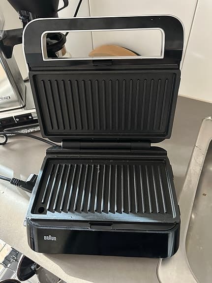 Braun snackmaker smörgåsgrill med utbytbara grill- och våffelplattor