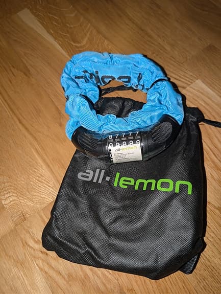 All-Lemon cykellås - nytt