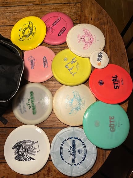 Latitude 64 discgolfväska med discar